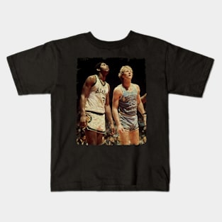 Magic Johnson vs Larry Bird Kids T-Shirt